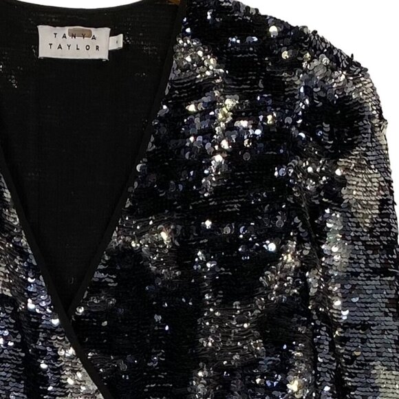 Tanya Taylor Sequin Camo Zoey Dress - Picture 3 of 15